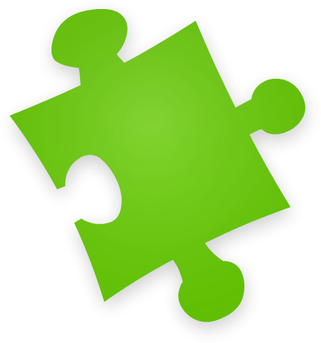 Green Puzzle Piece